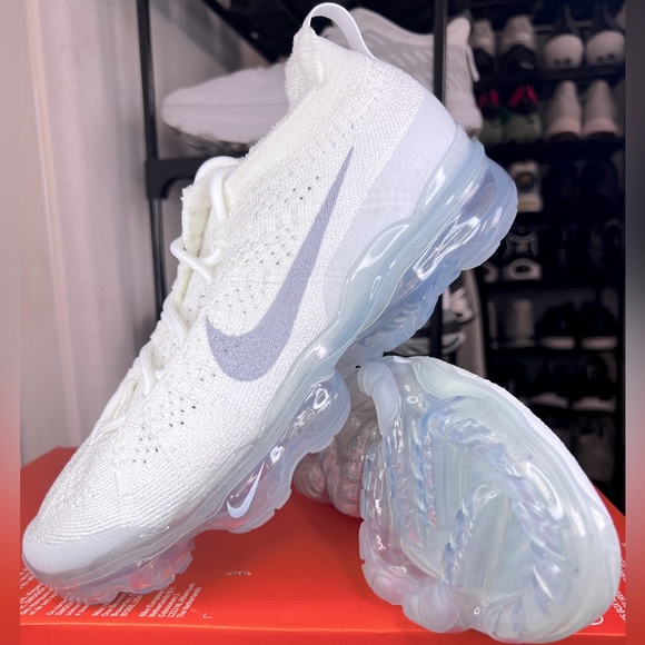 Vapormax 2023 Womens Nike Air Vapormax White Nike Air Vapormax 2023 FK  Women's Sz White/Sky Grey-Platinum
